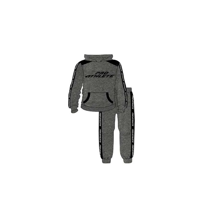 Boys' Fleece Jogger Set Gray 12-24m 3