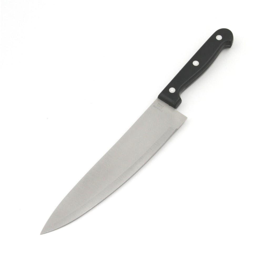 8" Chef Knife - Black Handle 3