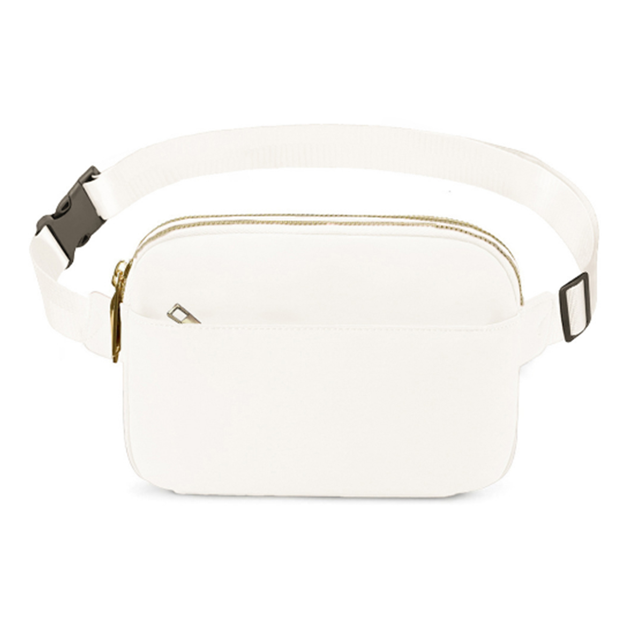 MOQ 50 PCS Stylish Solid Color Multi Pocket Waist Bag 7