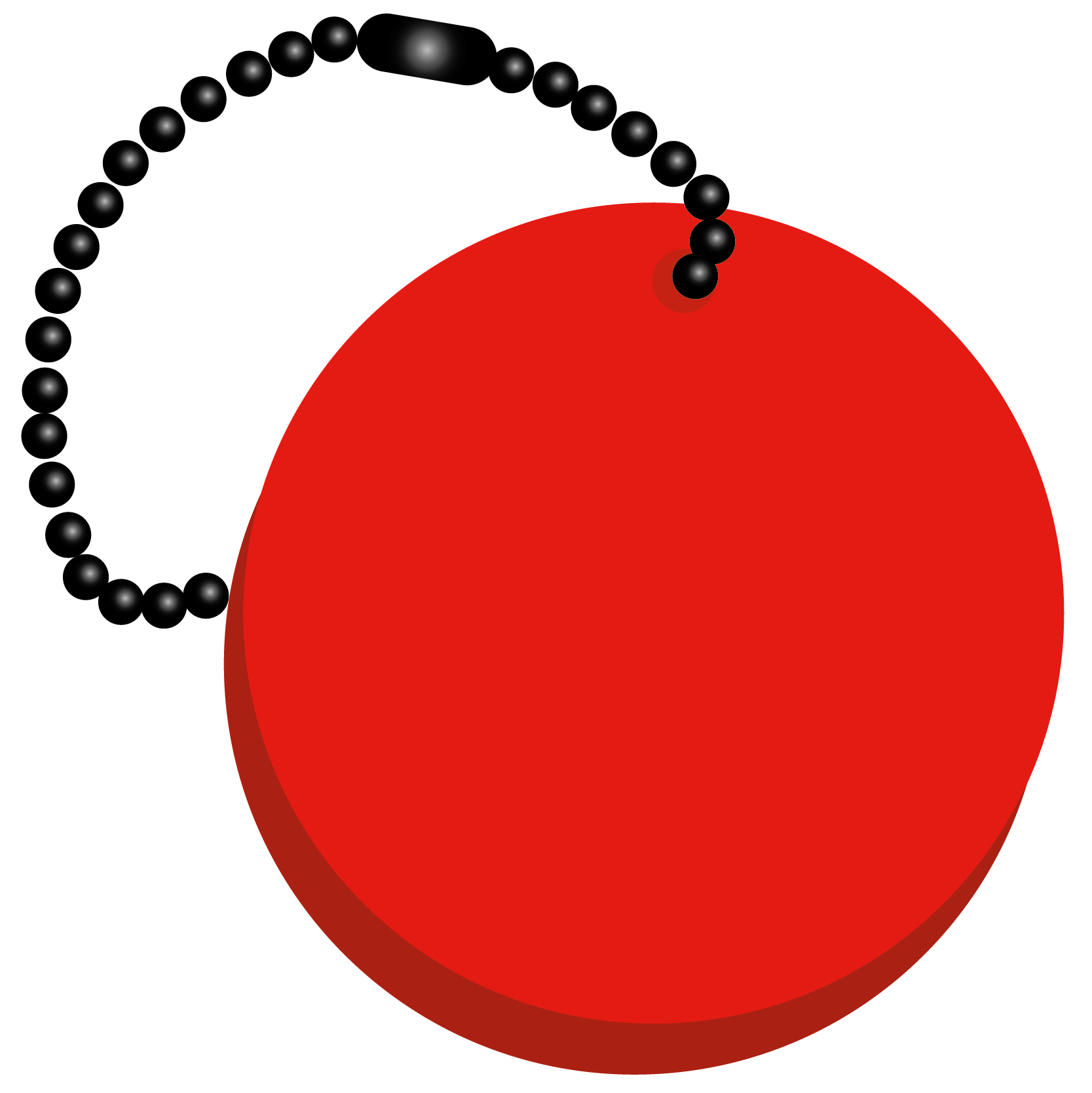 Circle Key Tag 37
