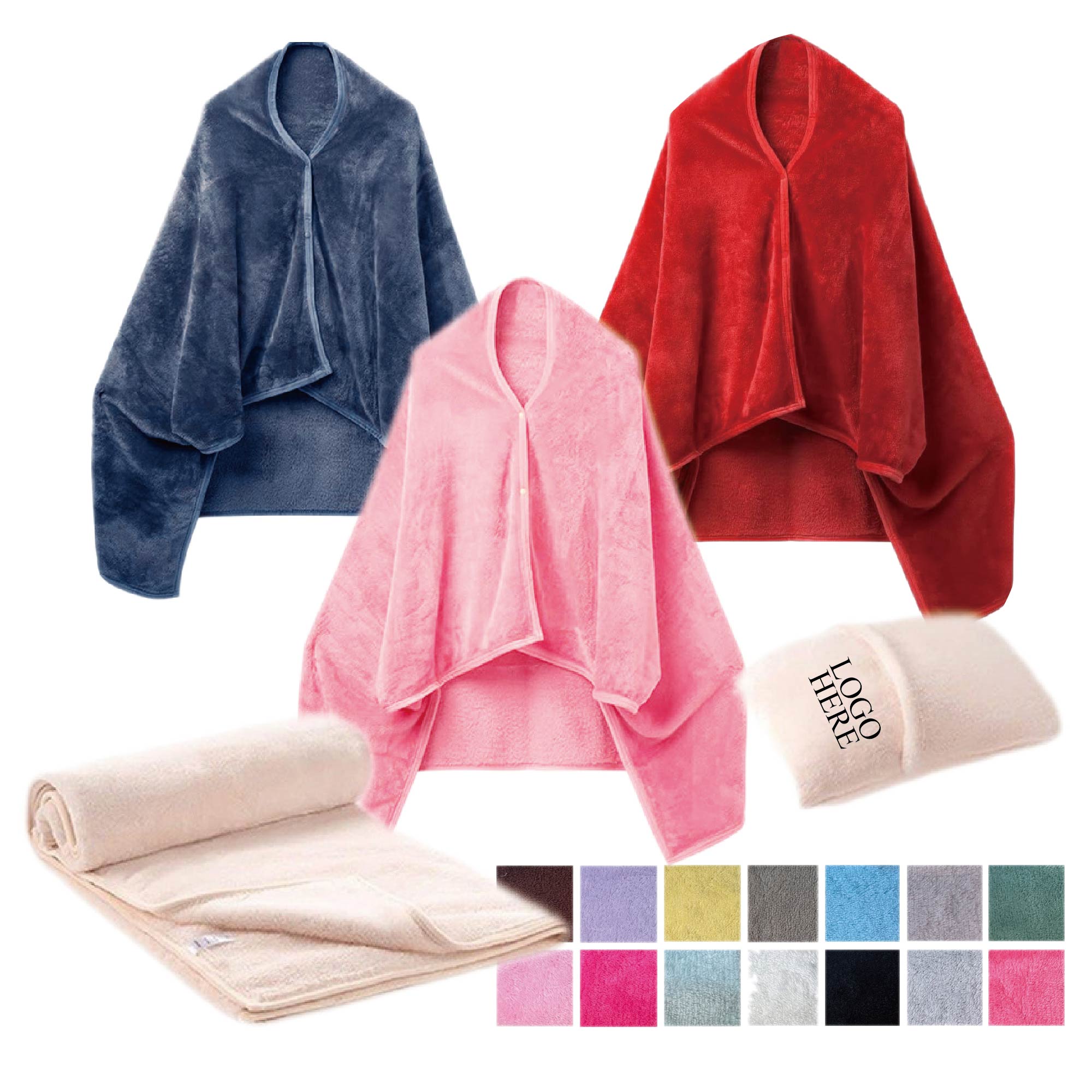 Travel Blanket with Carry Case