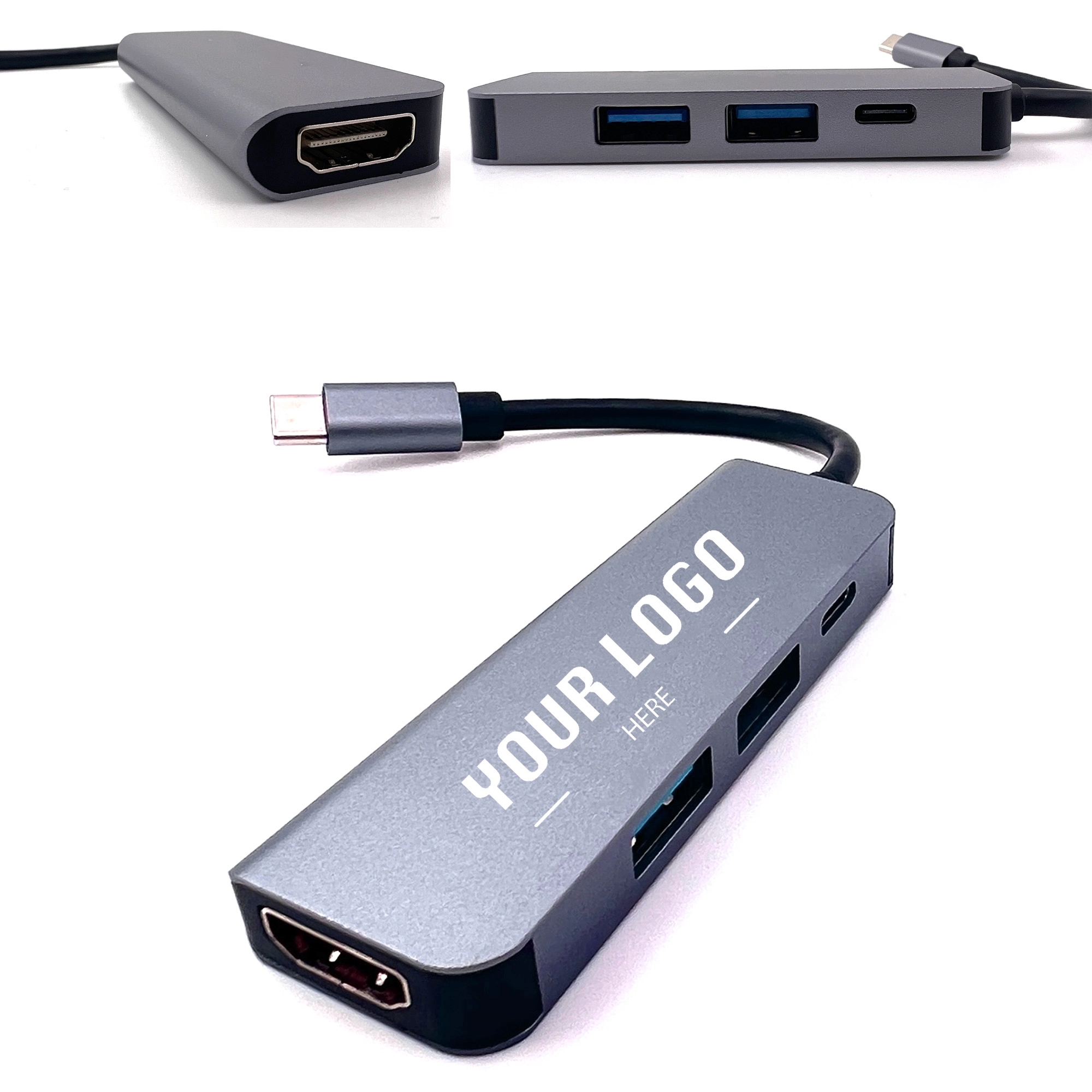 4 in 1 USB C Hub Multimedia Cable 3