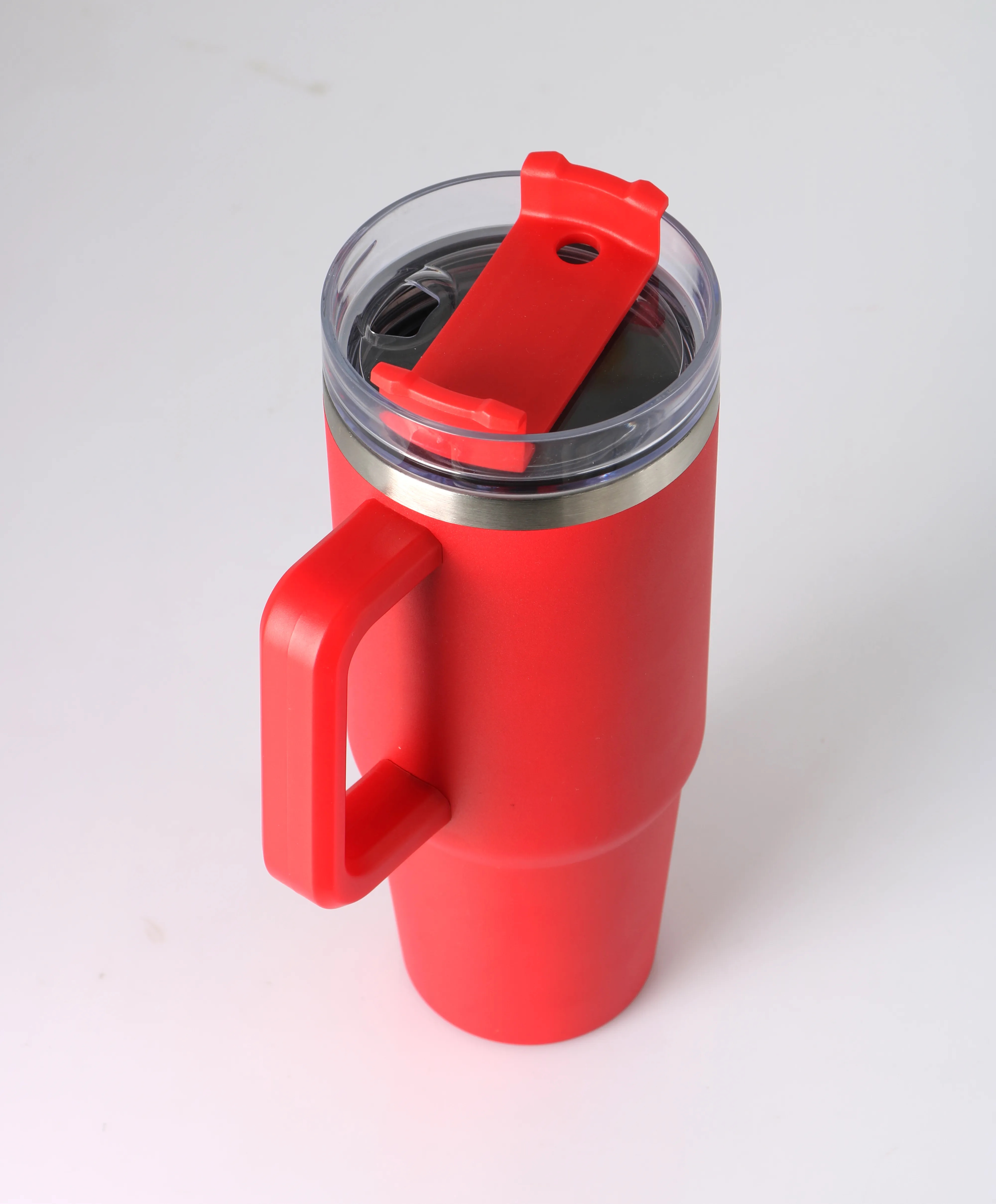 30oz Premium Stainless Travel Mug w/ Straw and Twist Closure 8