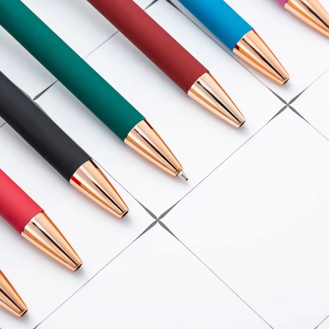 Rita Soft Touch Rubber Ballpoint pen with Stylus 8