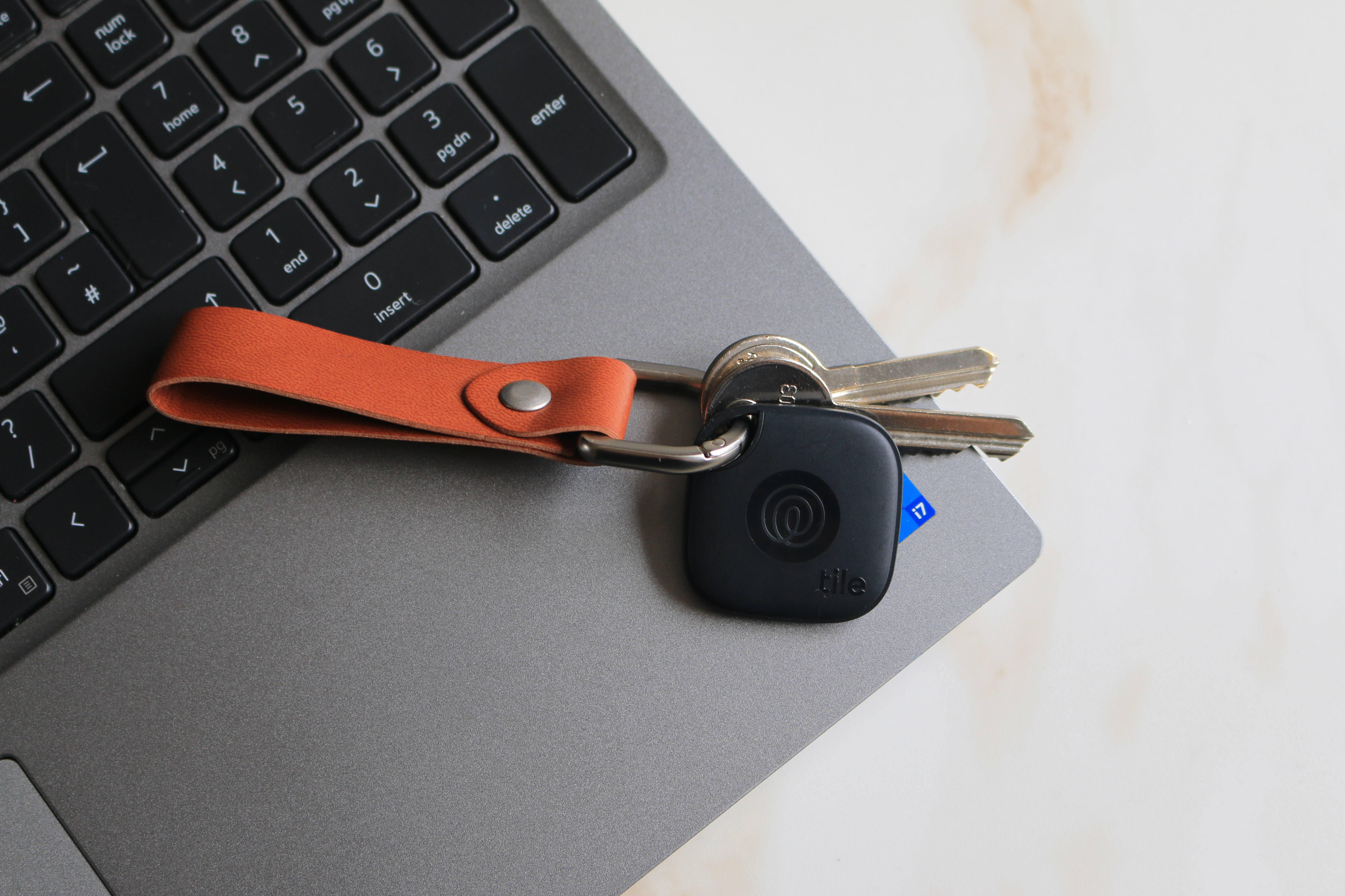 New Tile Mate with Vegan Leather Key Fob 59