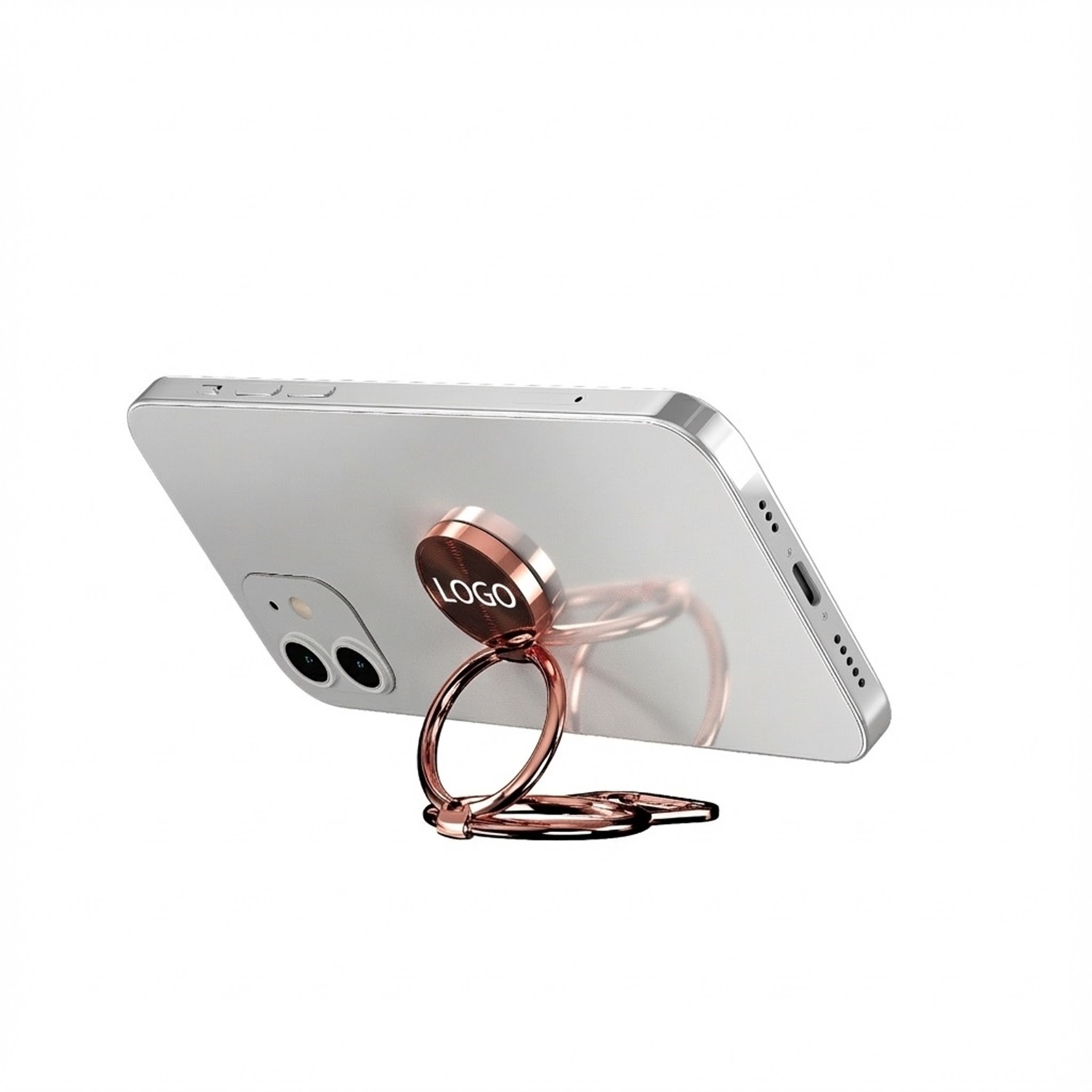 Rotating Metal Finger Ring Phone Stand