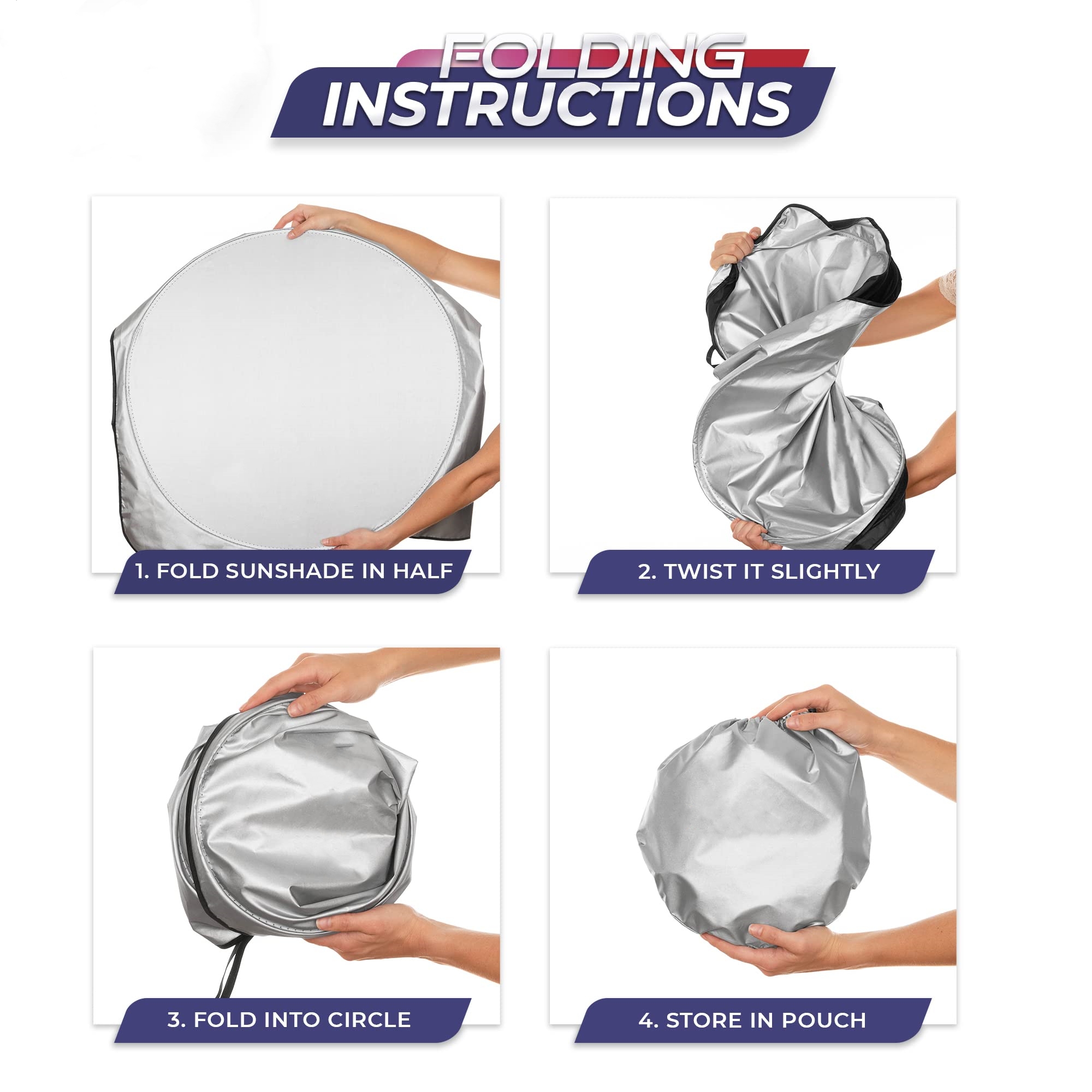 Portable Folding Car Sun Shade 9