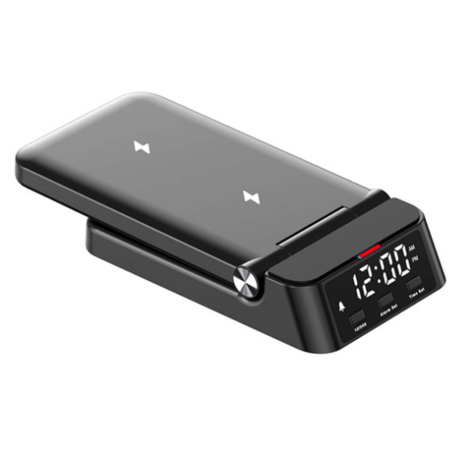 25W 4-IN-1 Foldable Wireless Charging Station with Clock 10