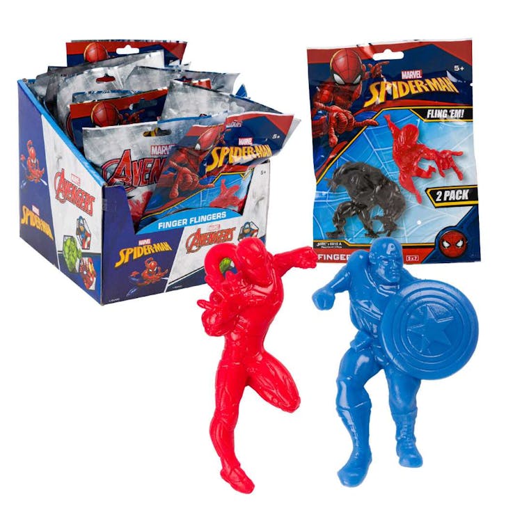 Marvel Finger Flingers - Assorted 2-Pack