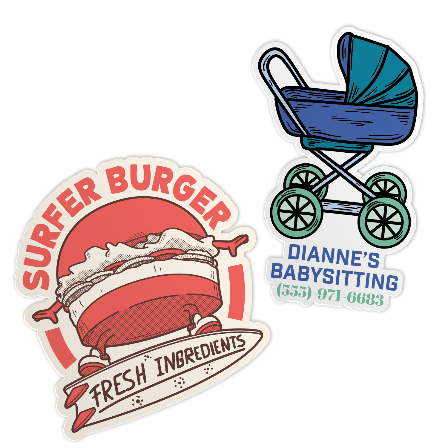 6" x 6" Die Cut Sticker
