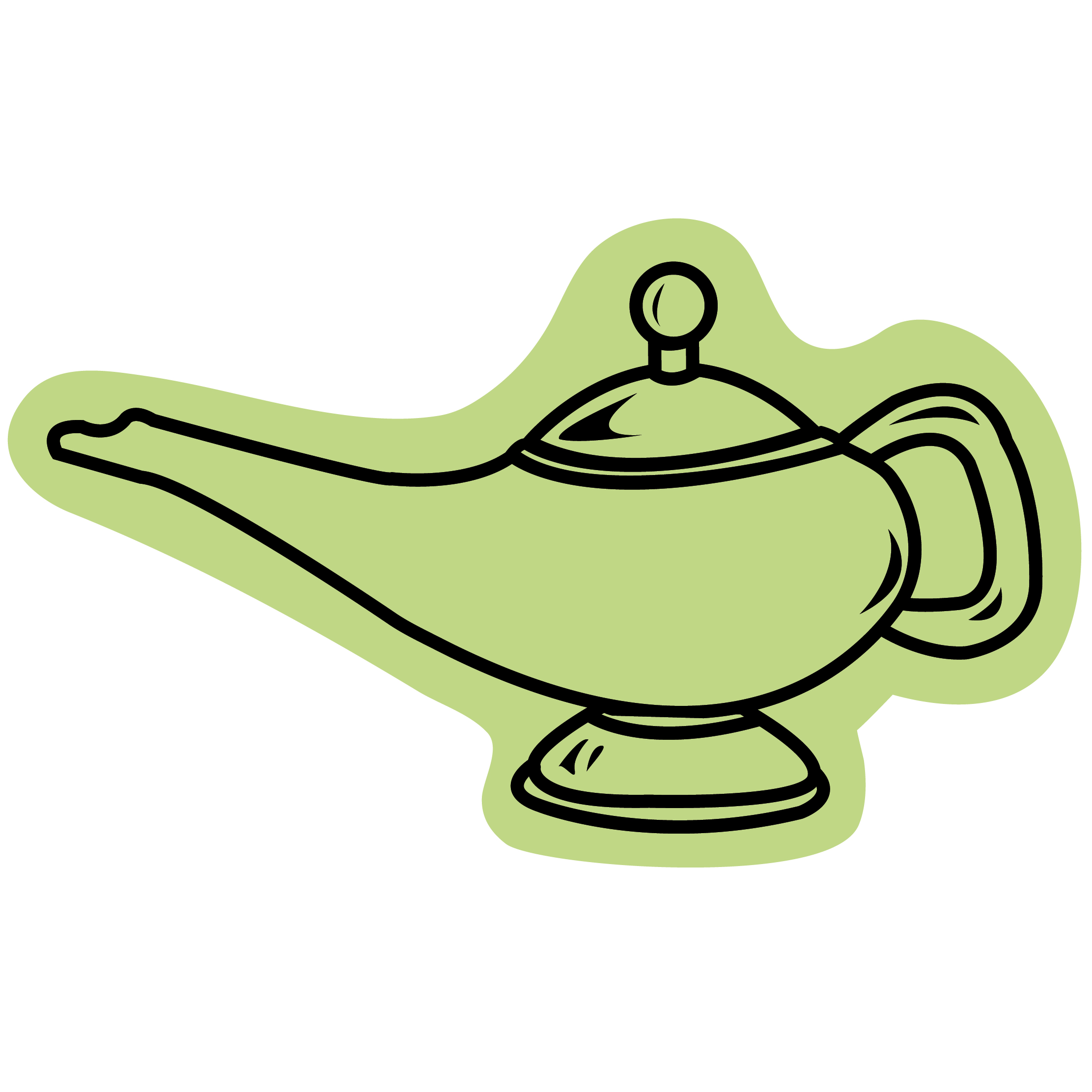 Genie Lamp Shape Sponge 53