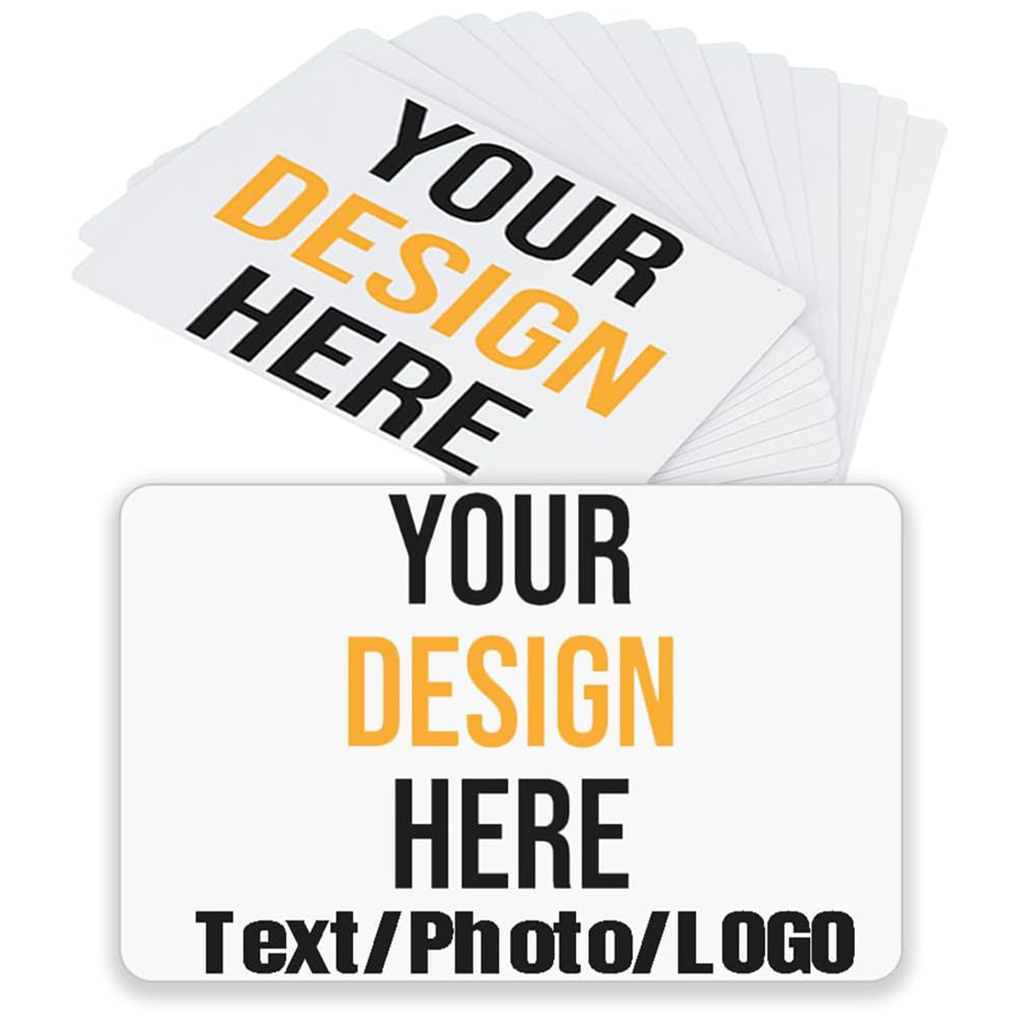 PVC Glossy Matte Waterproof Business Card