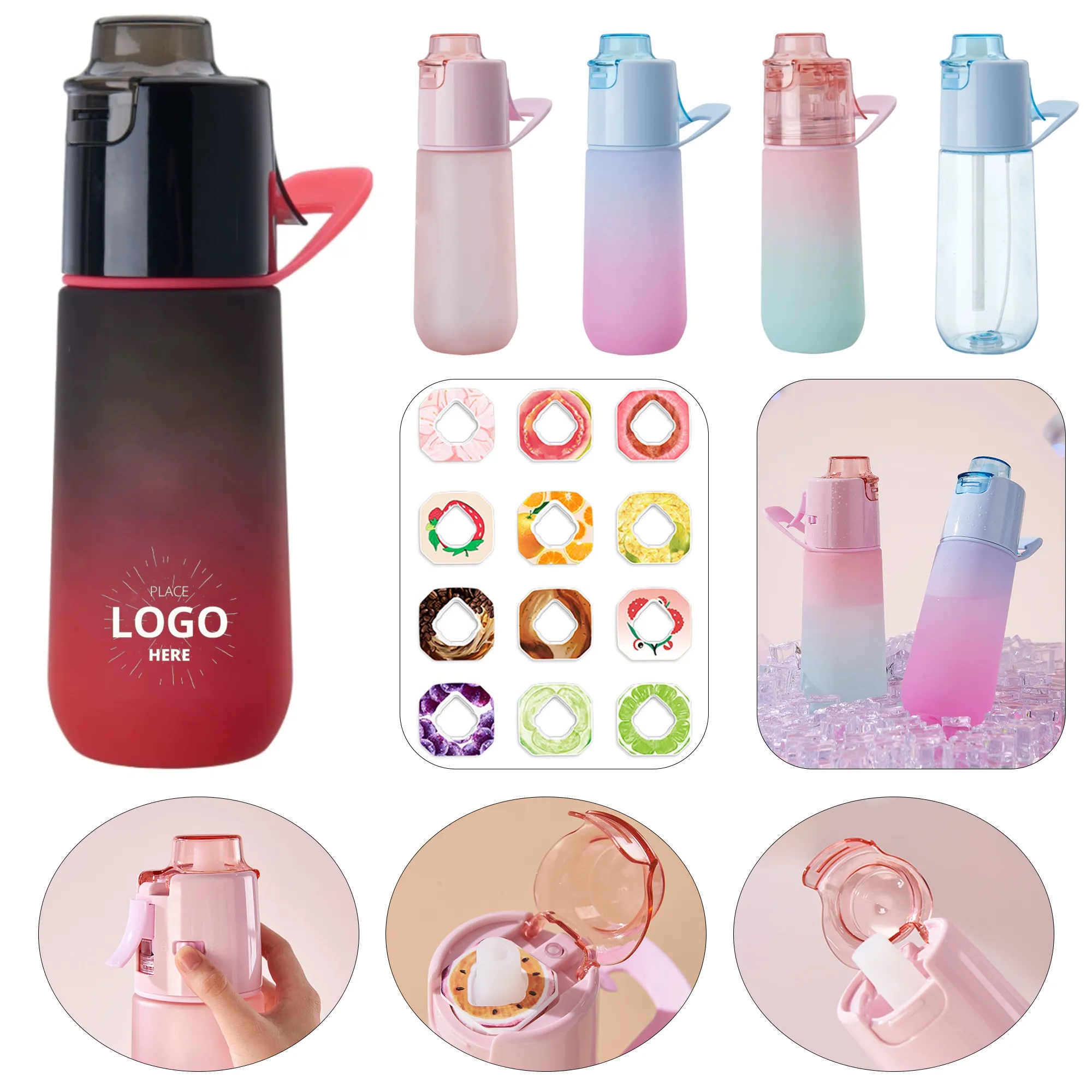 Two Color Fragrance Spray Water Cup