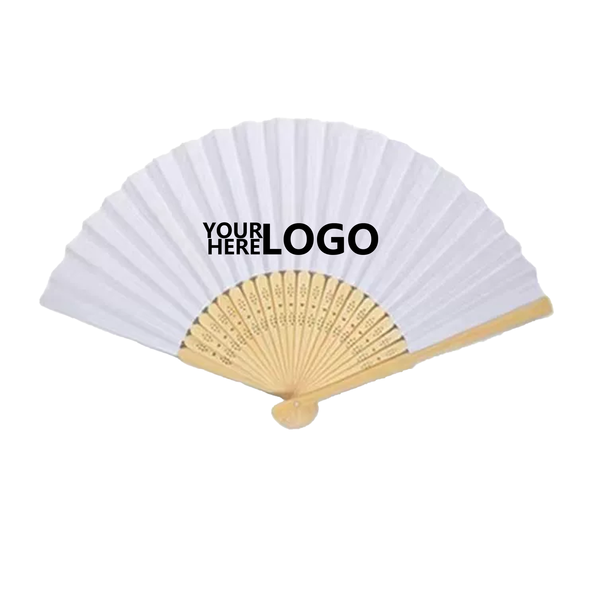 Portable Wooden Frame Paper Fan 3