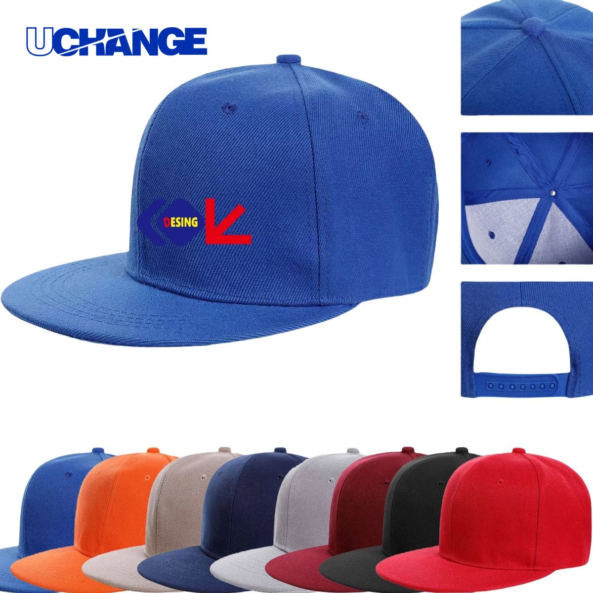 Flat Bill Trucker Cap
