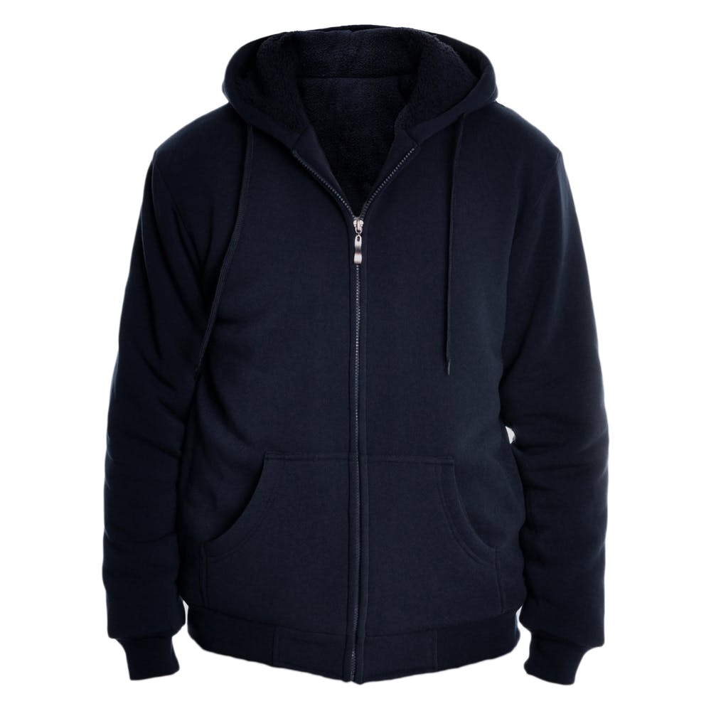 Men's Zip Up Hoodies - Navy, custom hoodie or sweatshirt with logo imprint 3
