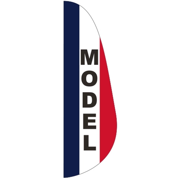 3' x 10' Message Feather Flag - Model