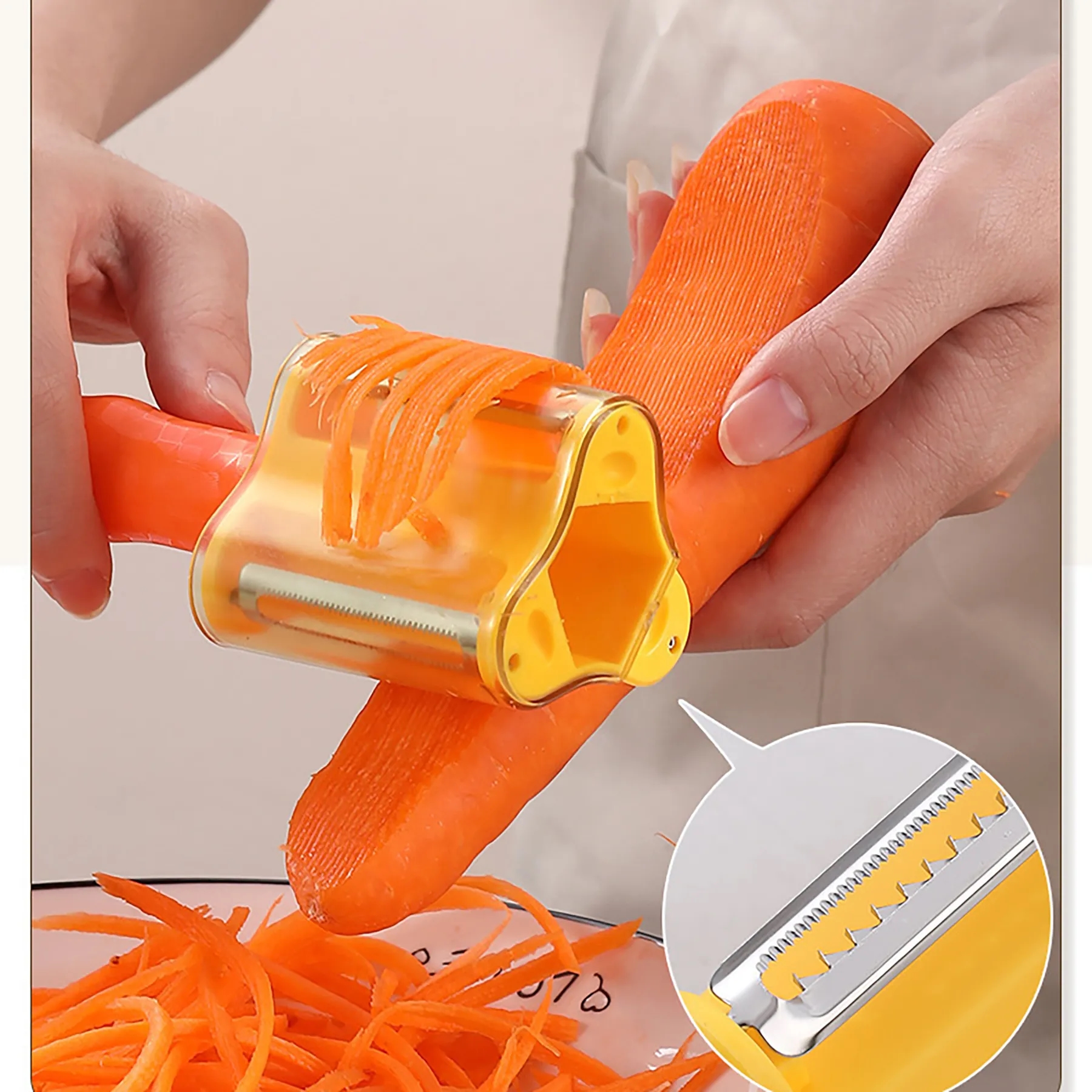 Polypropylene 3-in-1 Fruit Paring Knife 14
