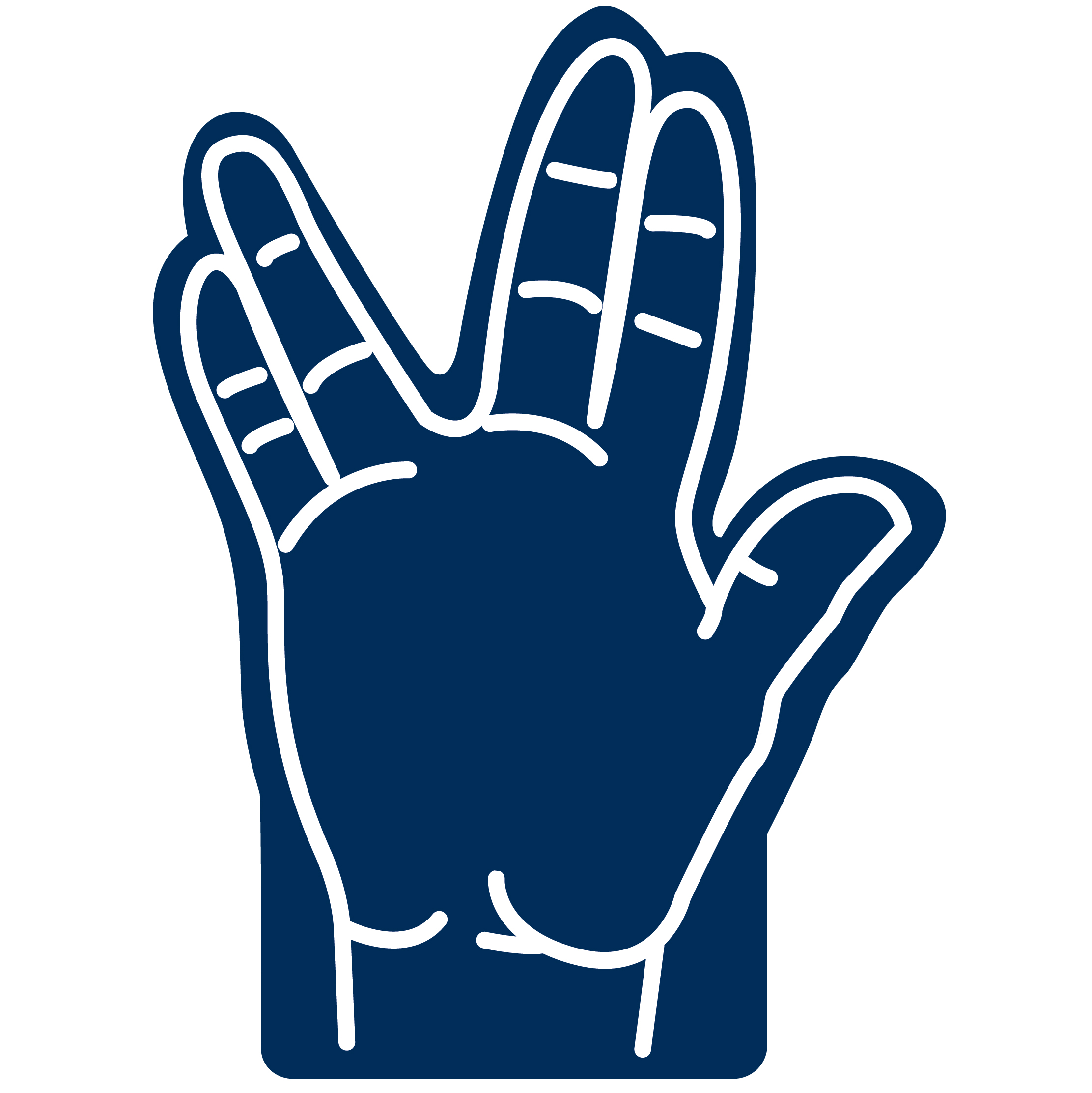 16" Foam Hand 64