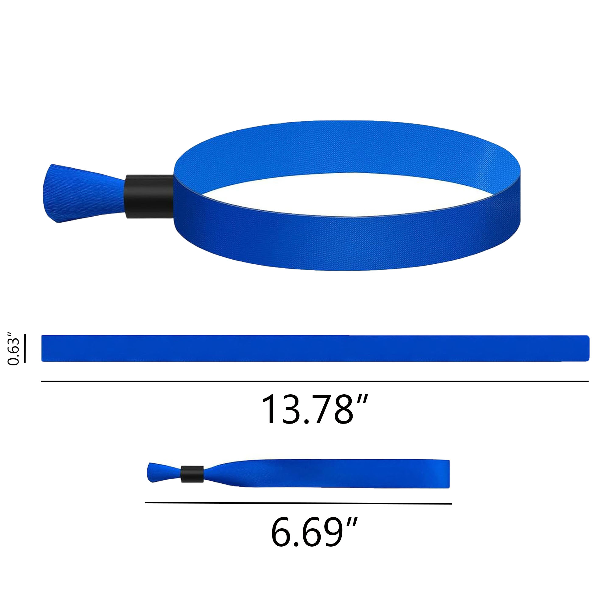 Full Color Disposable Polyester Wristband 7