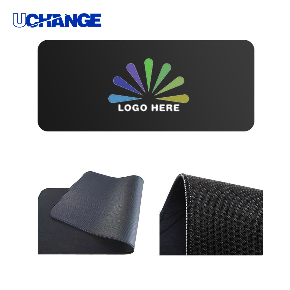 Large Gaming Mouse Pad Mat with Stitched Edge