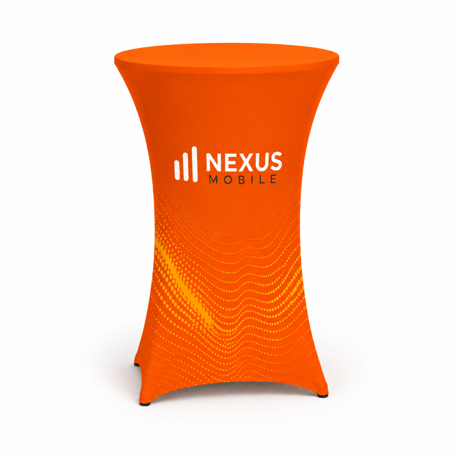 30" Round x 42"H Spandex Stretch Cocktail Table Cover 7