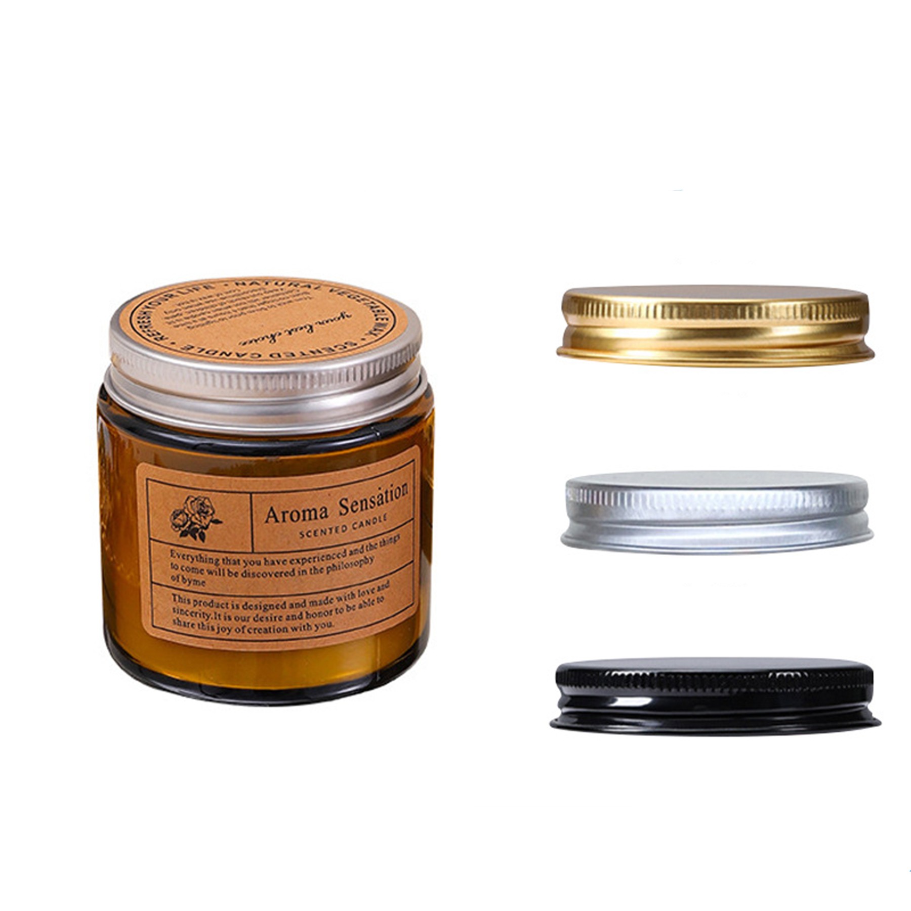 Scented Bottle Candle