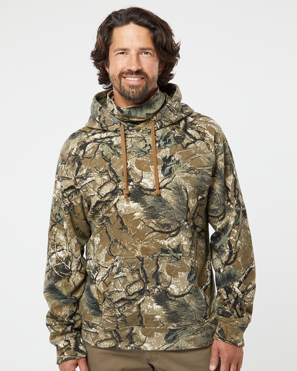 Men's Gaiter Fleece Hooded Sweatshirt - 8879