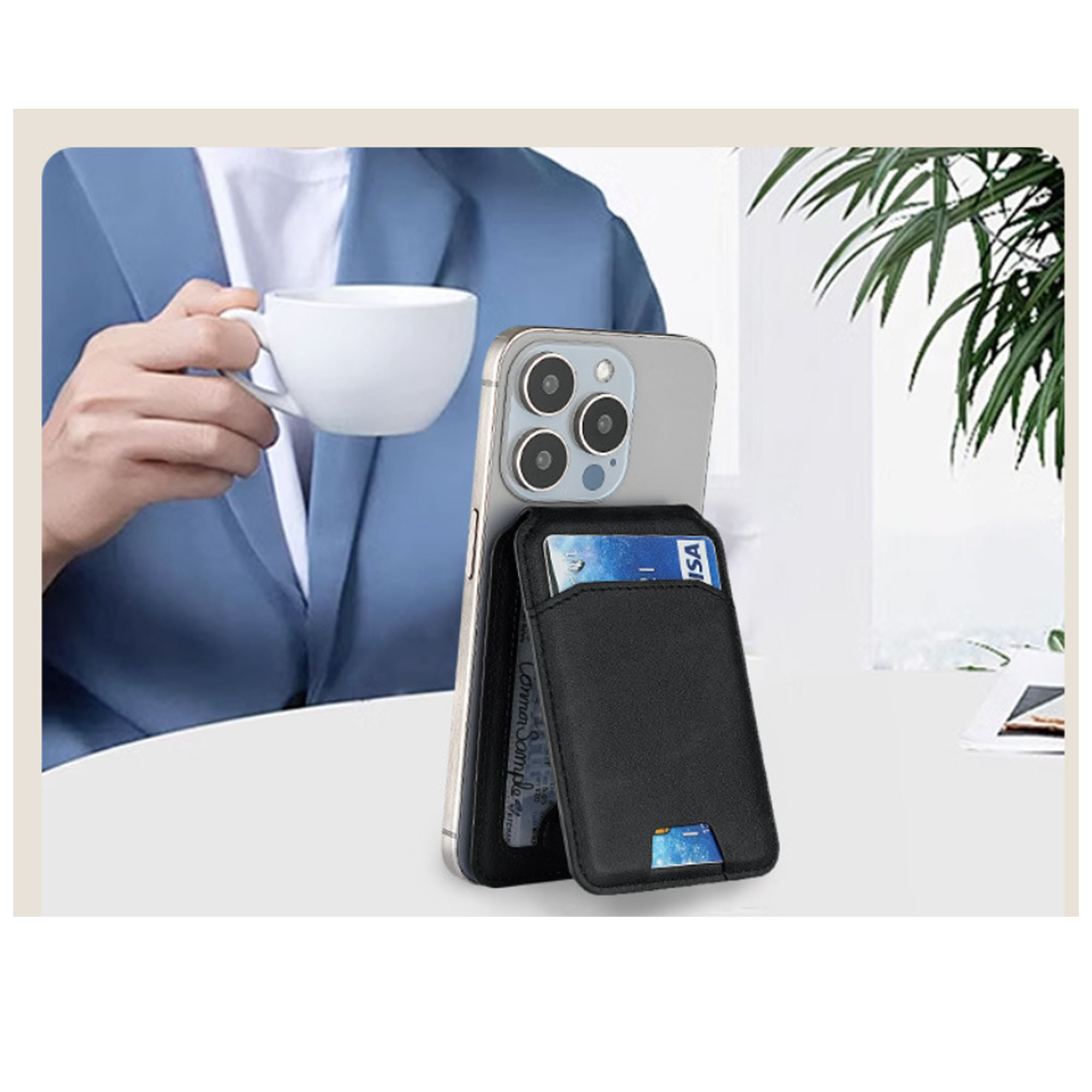 Pu Leather Sleek And Stylish Bifold Leather Wallet With Rfid Protection 5
