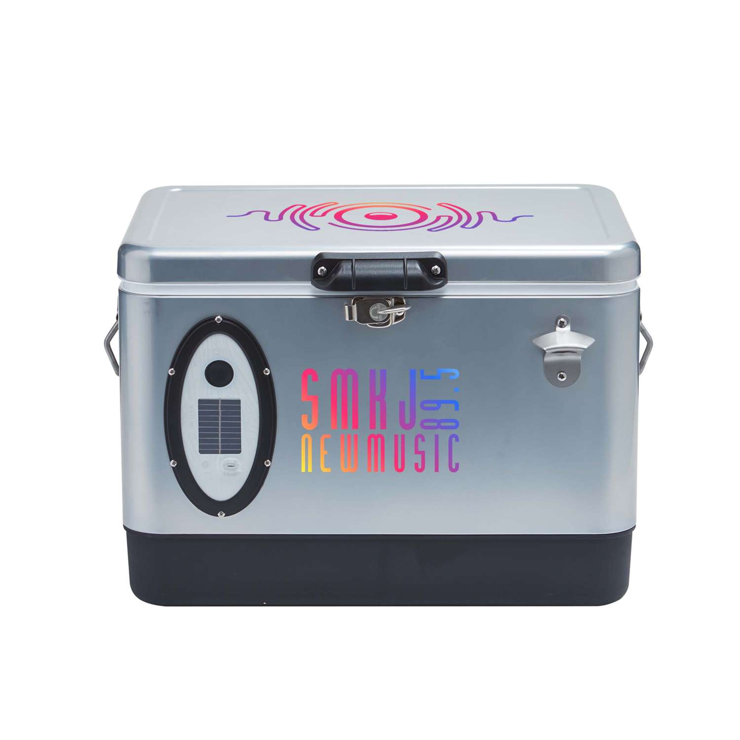 Sasquatch 54QT Bluetooth Music Cooler, Front & Lid Imprints 5