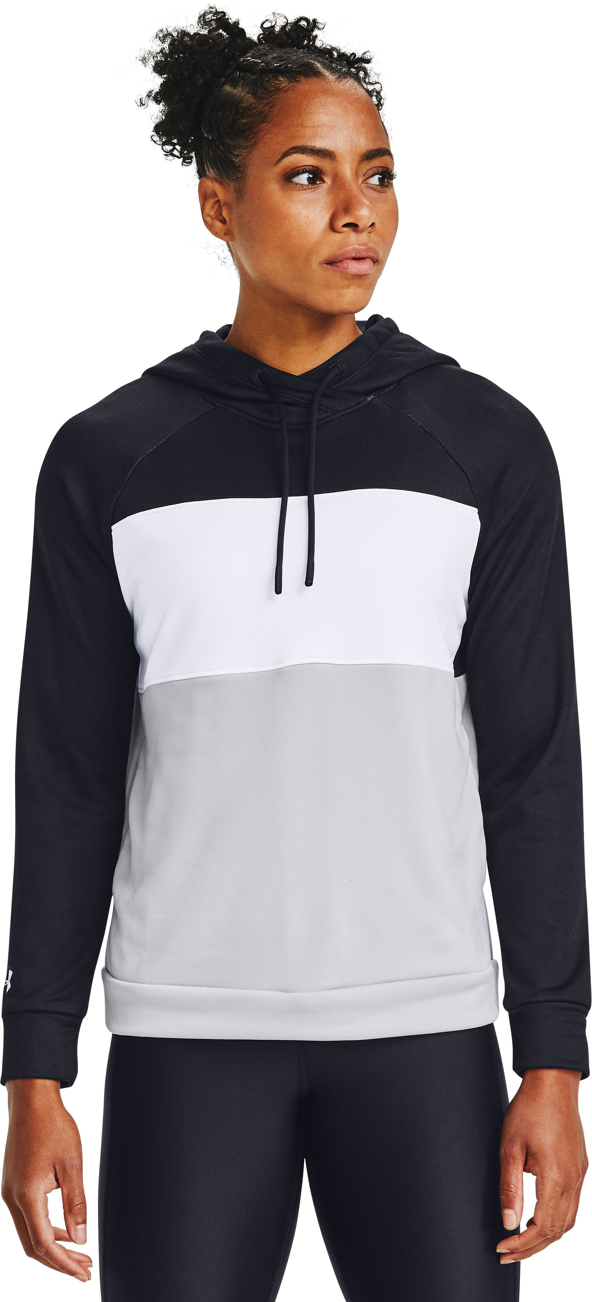 UA Qualifier Fleece Blocked Women's Hoodie 24