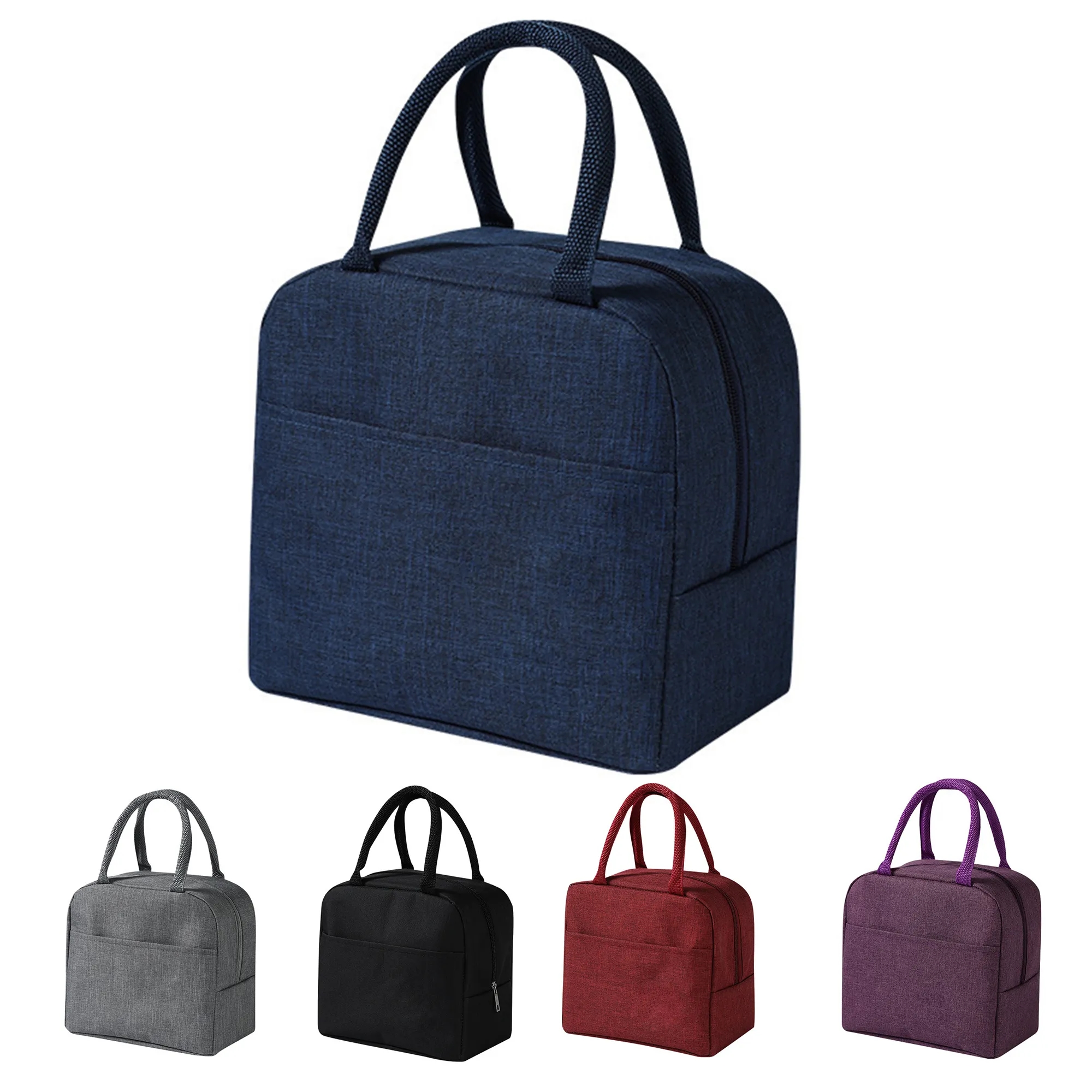 Oxford Cloth Insulated Lunch Bag Handbag