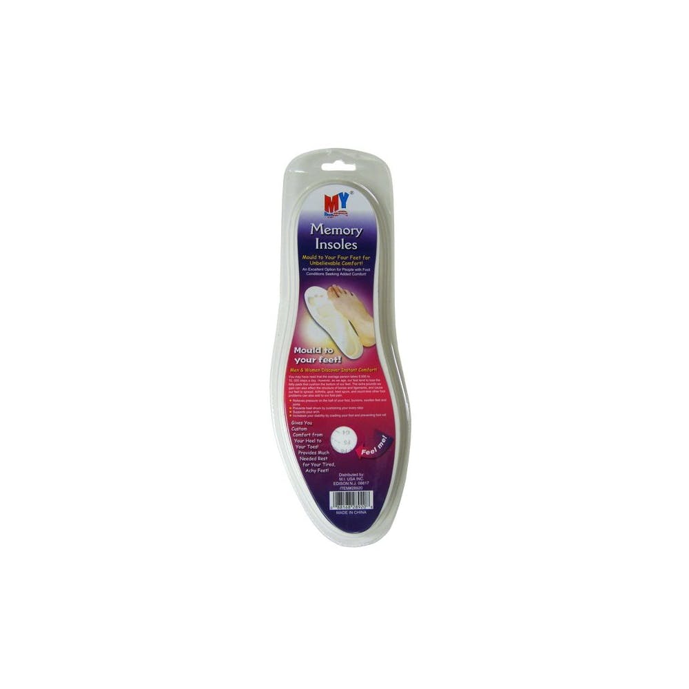 Memory Foam Insoles - Clear 3