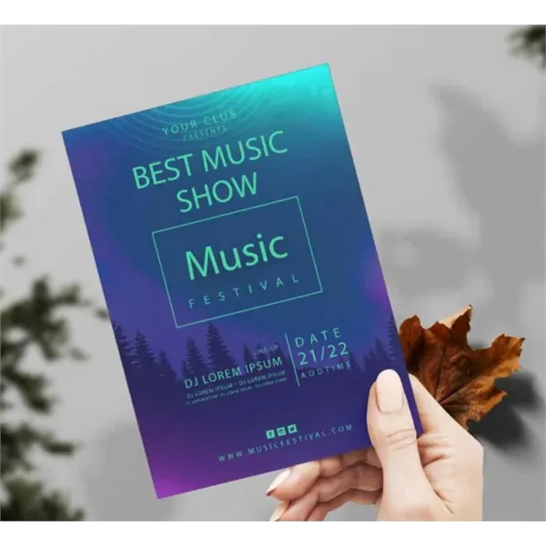 Club Flyers (4 x 9 in) for conference campaigns