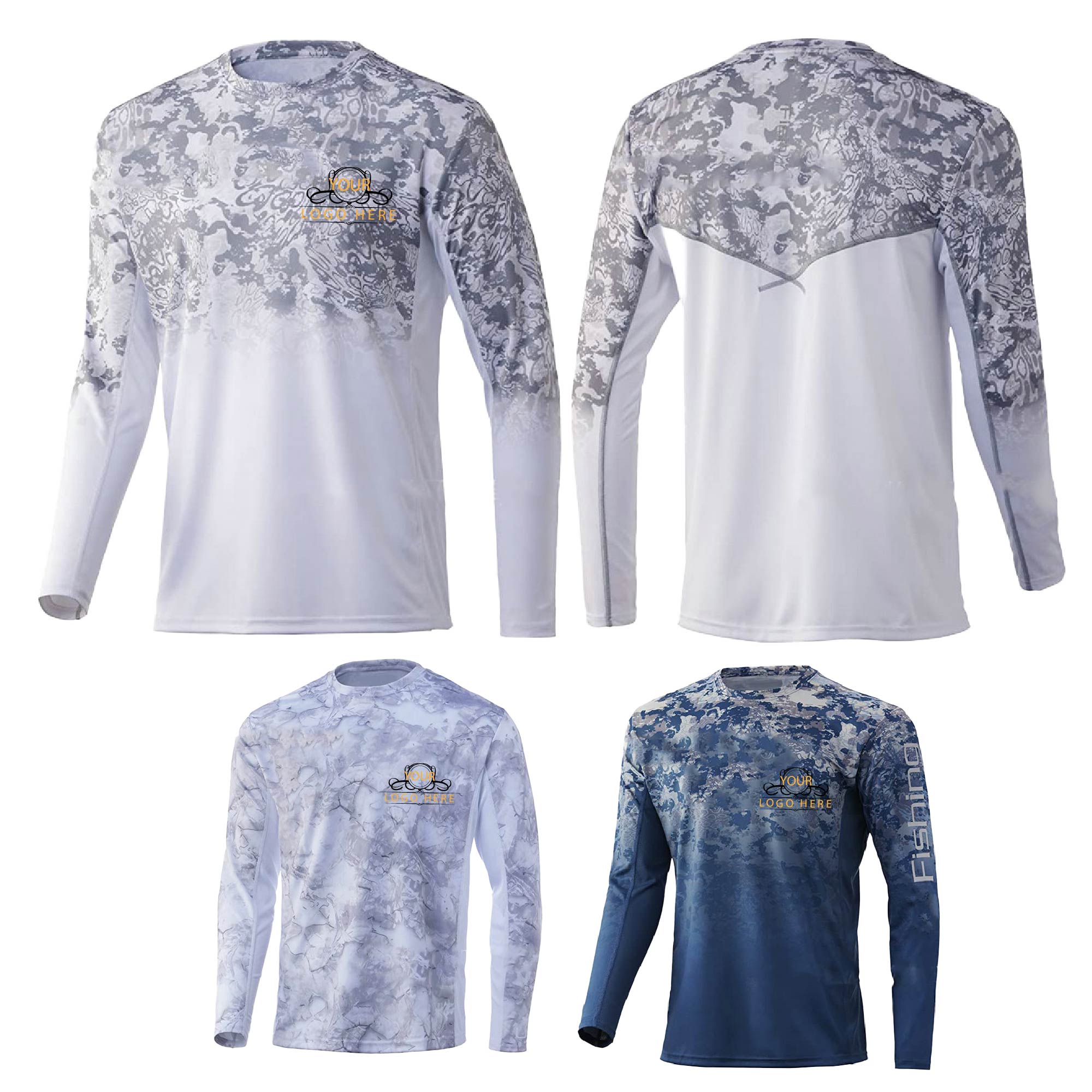 Full Color Sublimated Sunproof Long Sleeve Fishing T-Shirt 4