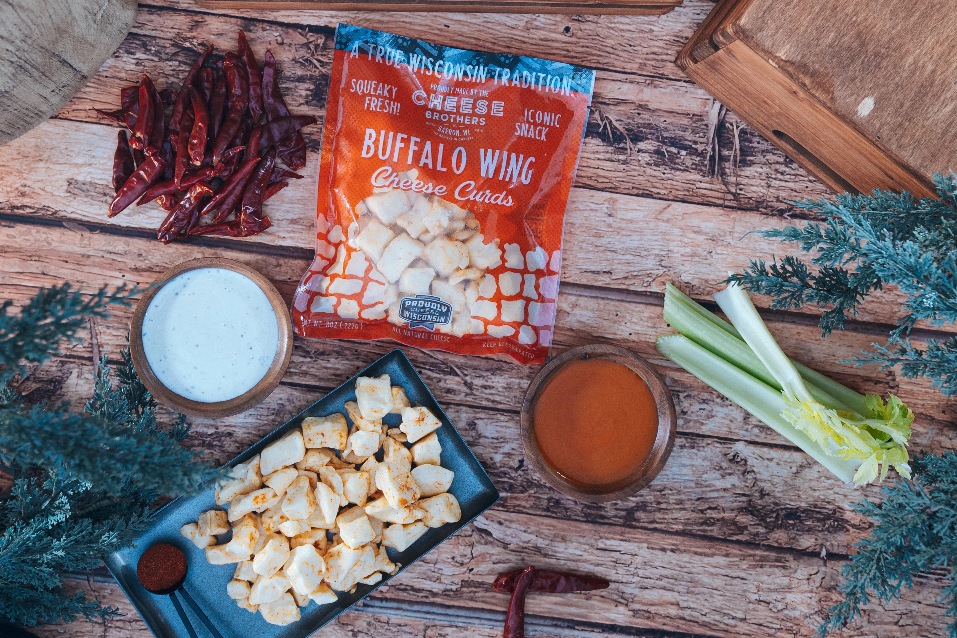 Cheese Bros. Wisconsin Cheese Curd Variety Pack Gift Box (9-Pack) 13