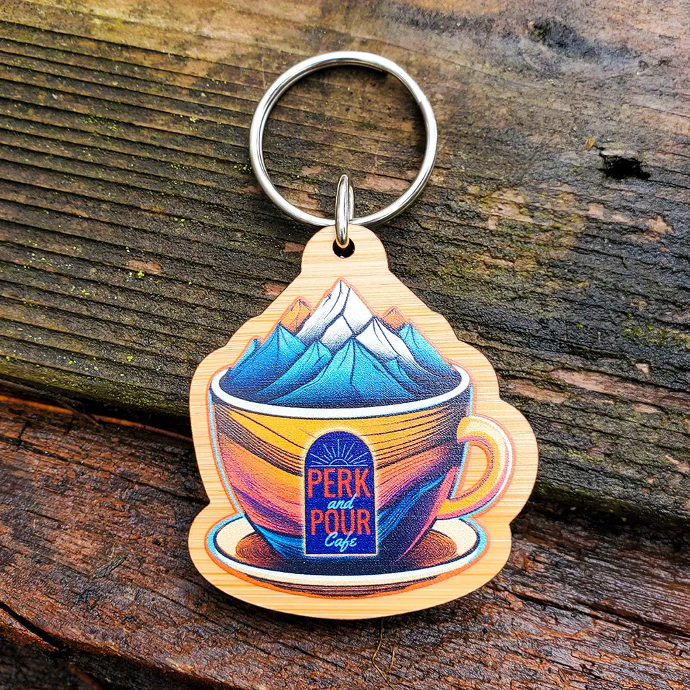 Ultra Vivid Bamboo Keychains 16
