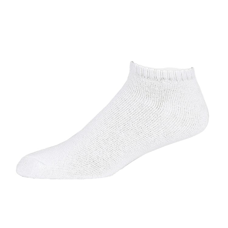 Men's No-Show Sports Socks - White Size 10-13 3