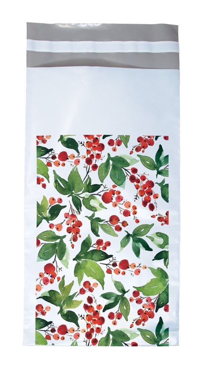 Holly Seasonal Predesigned Poly Mailer (6.75" X 12") 5