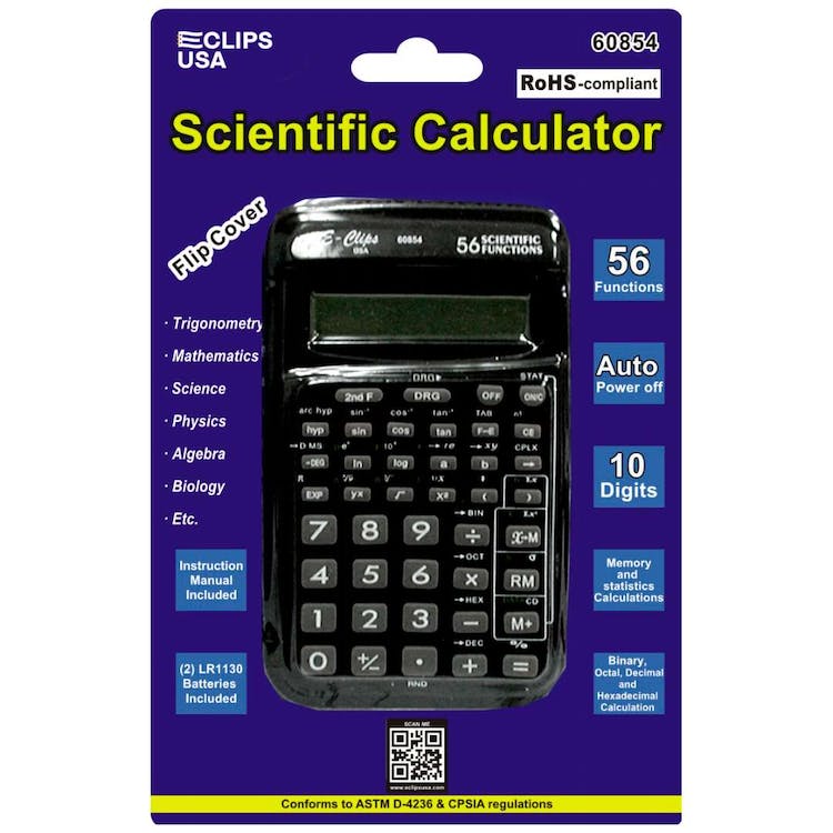 Scientific Calculators - 56 Function 10 Digits 3