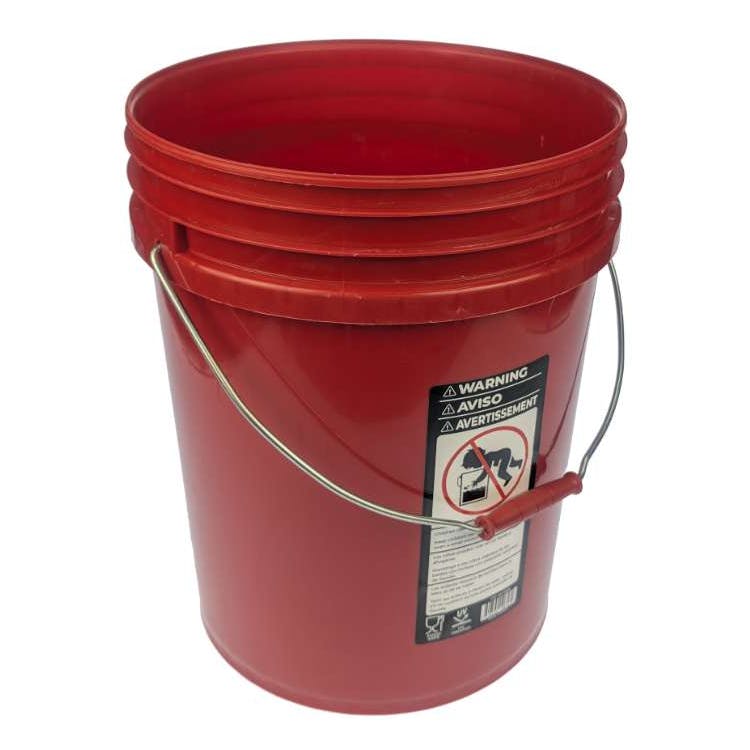 5 Gallon Plastic Bucket - Red 3