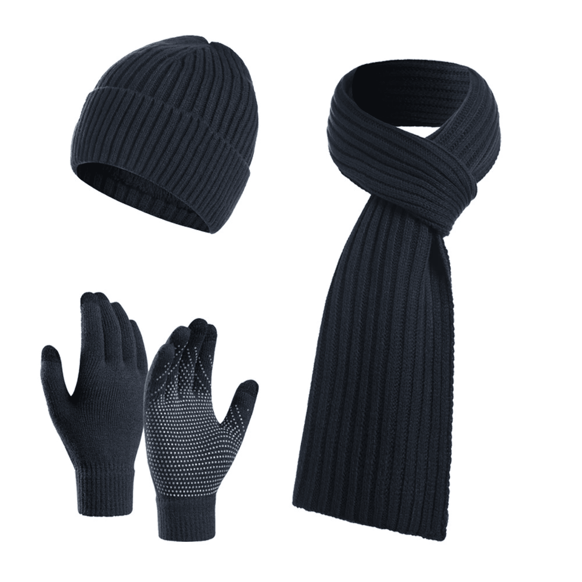 Unisex Touch Screen Winter Trio Knitted Set 12