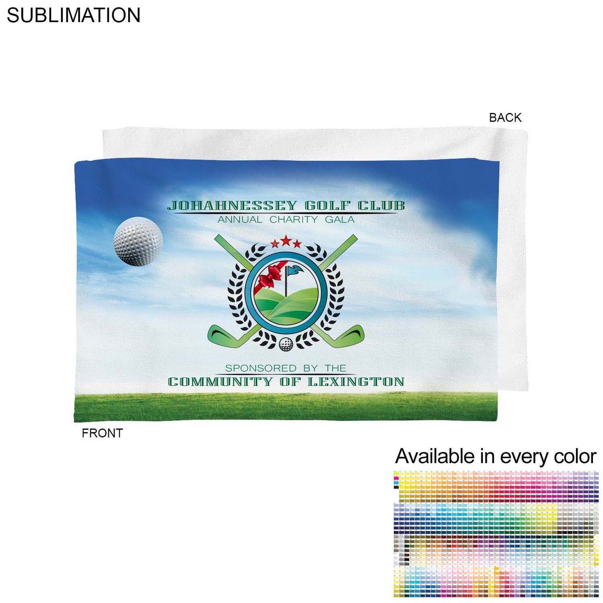fiel Plush and Soft Velour Terry Cotton Blend Sports Sweat Towel 12x18 Sublimated Edge to Edge #SU628