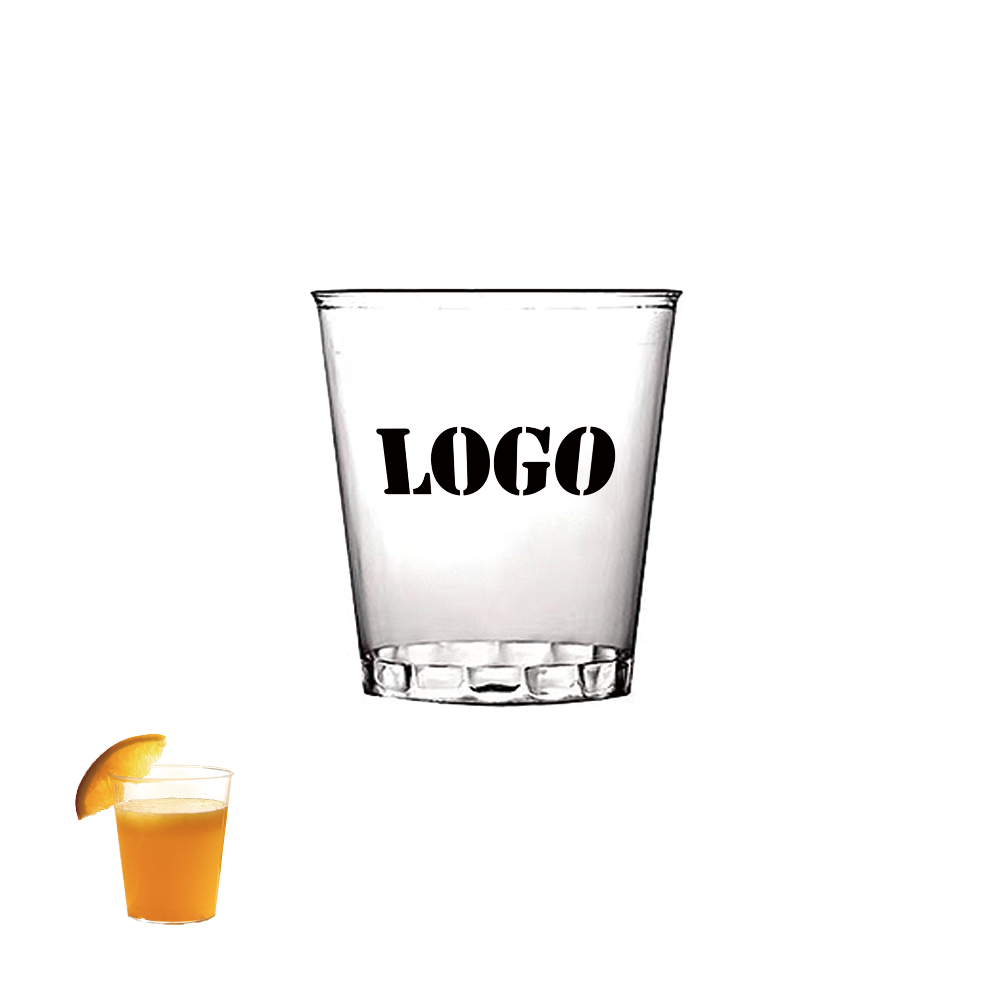 1 Oz Disposable Hard Plastic Tasting Cup 4