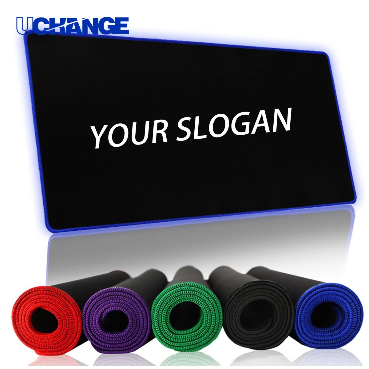 Large Gaming Mouse Pad with Stitched Edges