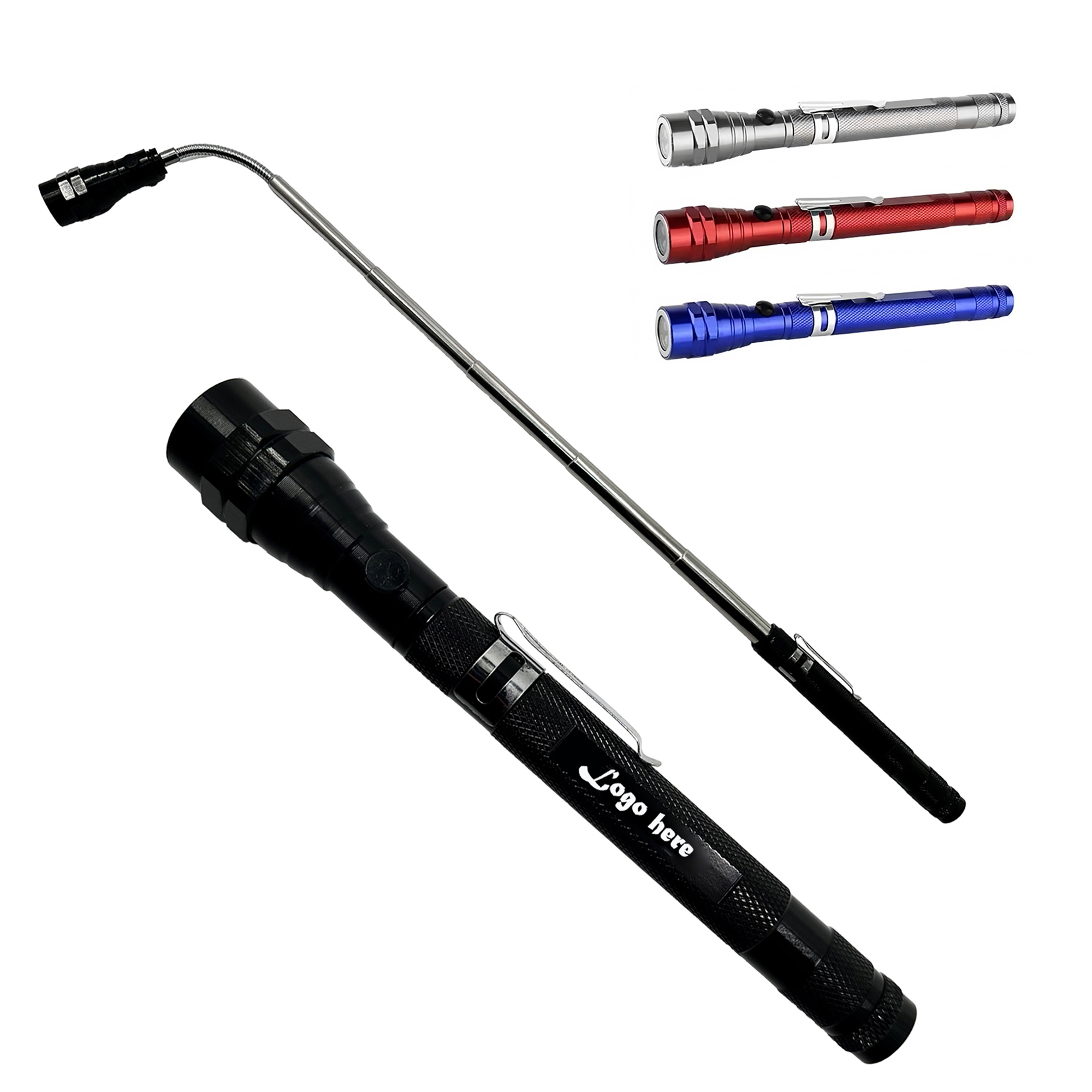 Retractable Magnetic LED Flashlight 3