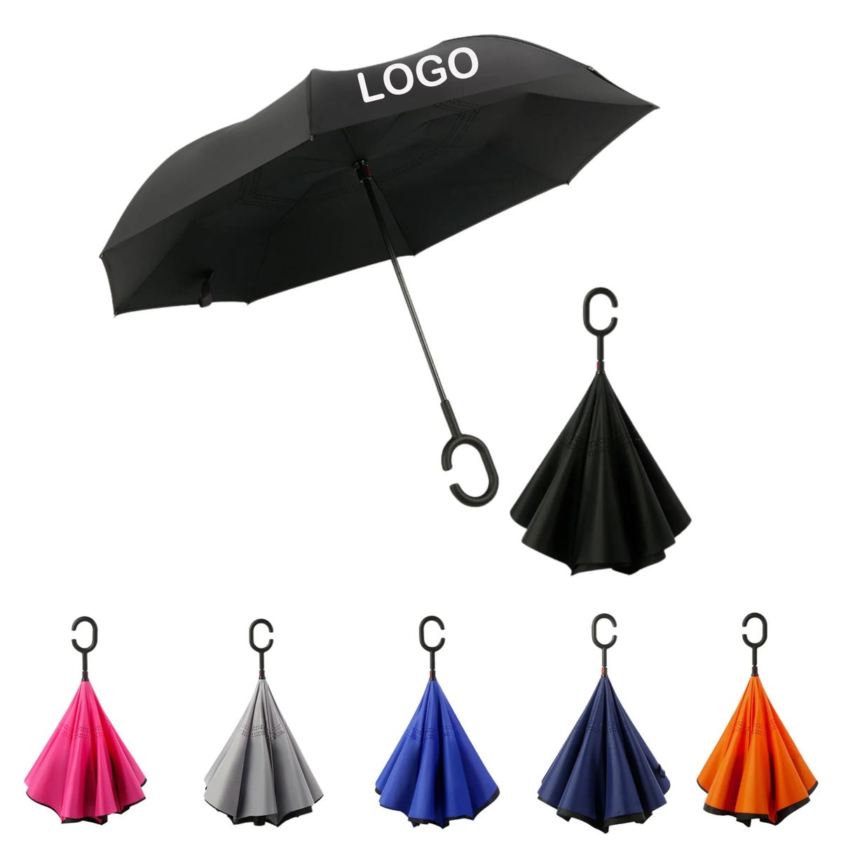 Inverted Reverse Upside Down Umbrella