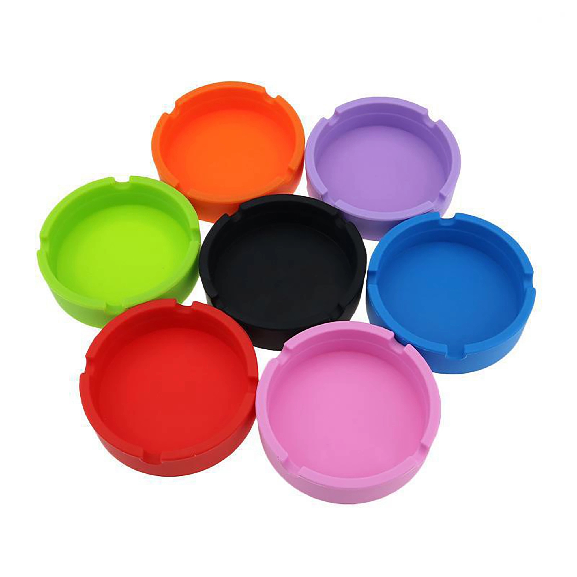 Color High Temperature Resistant Silicone Round Ashtrayr 20