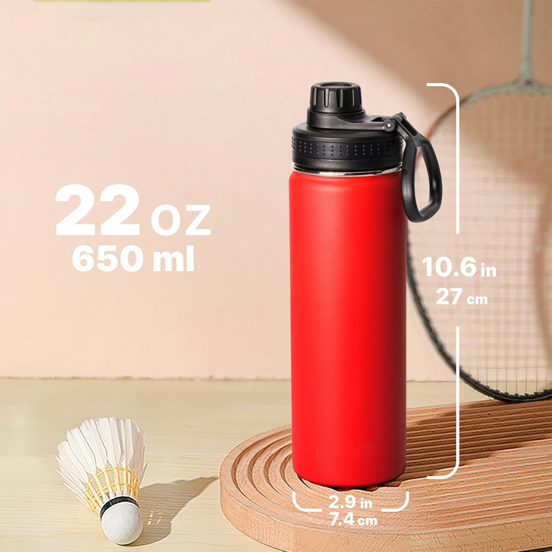 Stainless Steel Insulated Silicone Base Sleeve Water Bottle 37