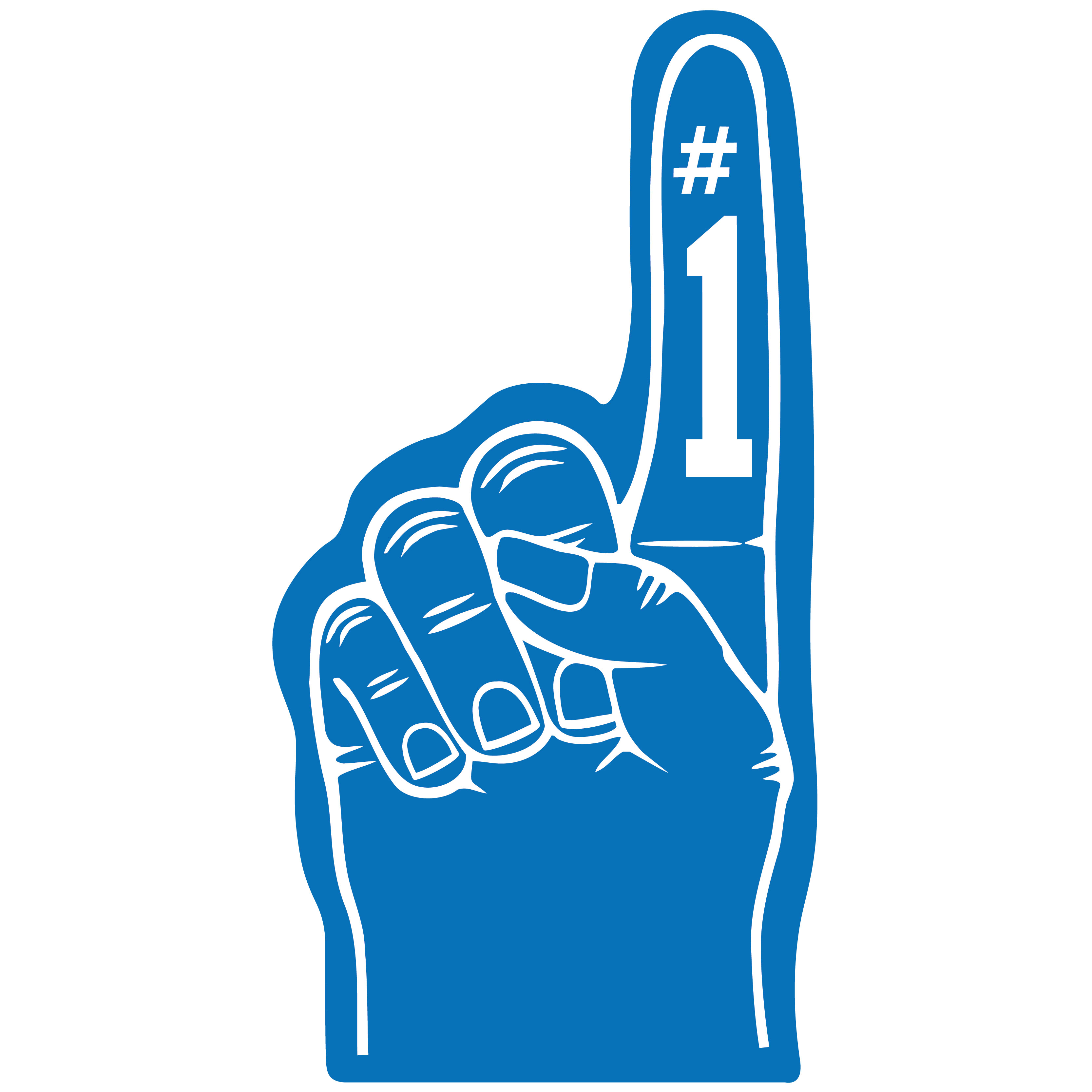 6.5" Foam Hand 71